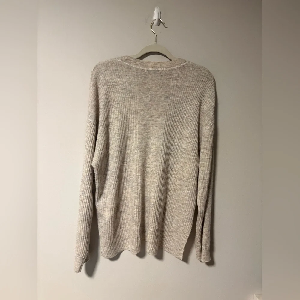 Madewell Ribbed Lightweight Alpaca-Blend Crewneck Sweater XL - Picture 6 of 7